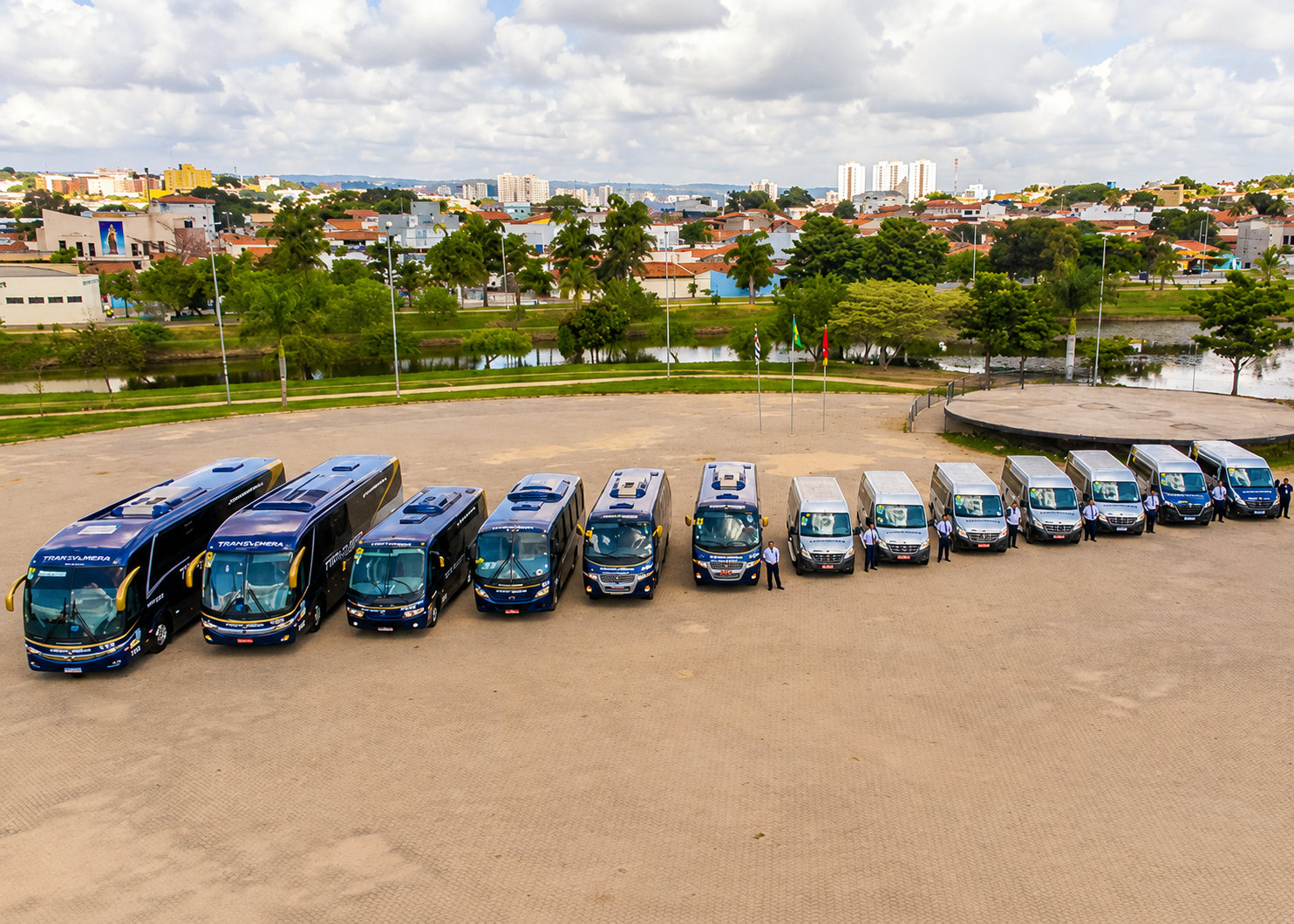 Frota Transmeira reunida em Sorocaba